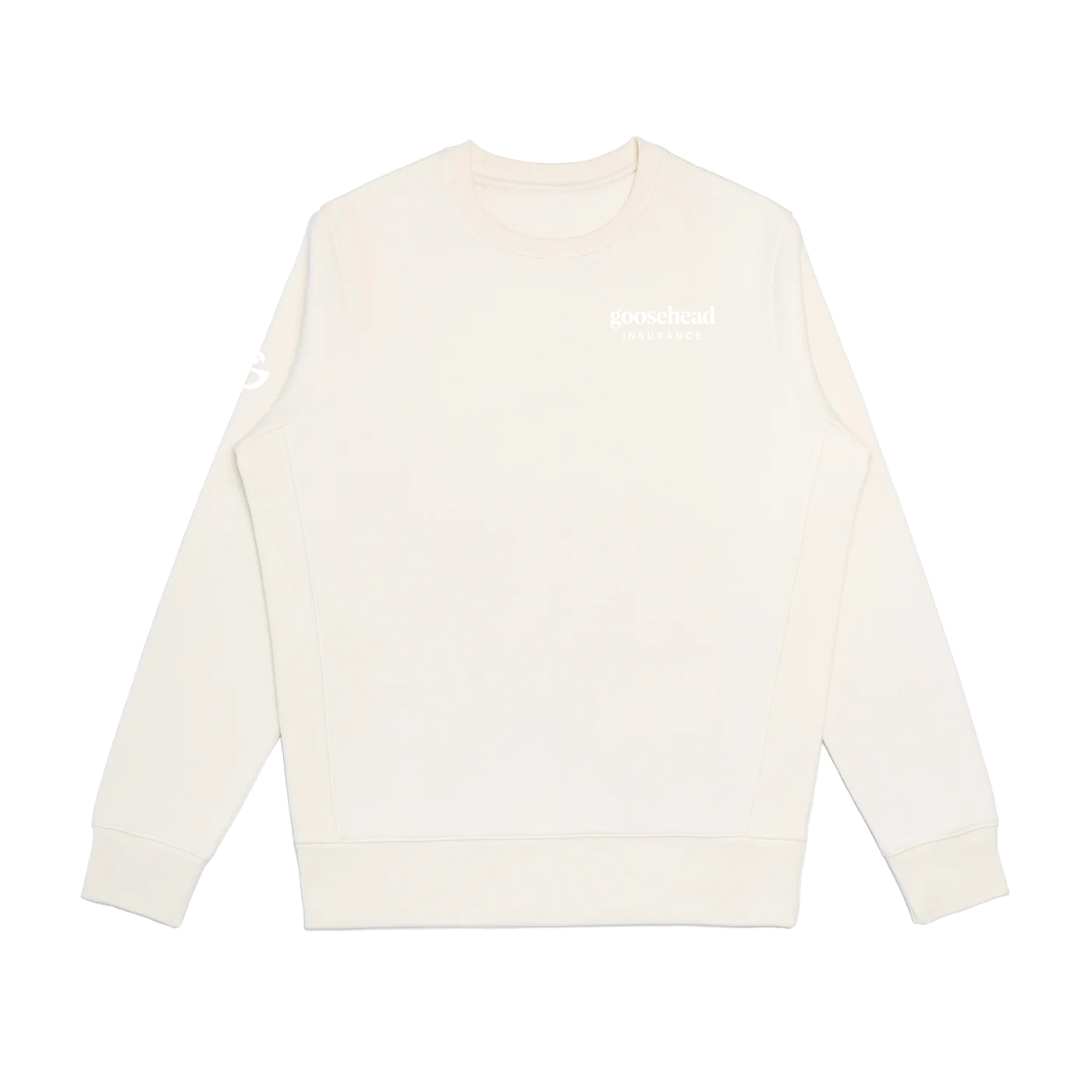 Natural Organic Cotton Crewneck Sweatshirt